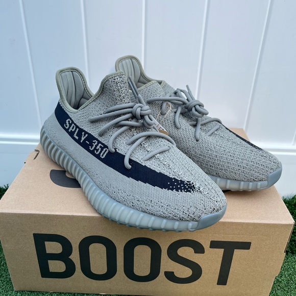 Adidas Yeezy Boost 350 V2 - Gray and Black - Picture 1 of 4